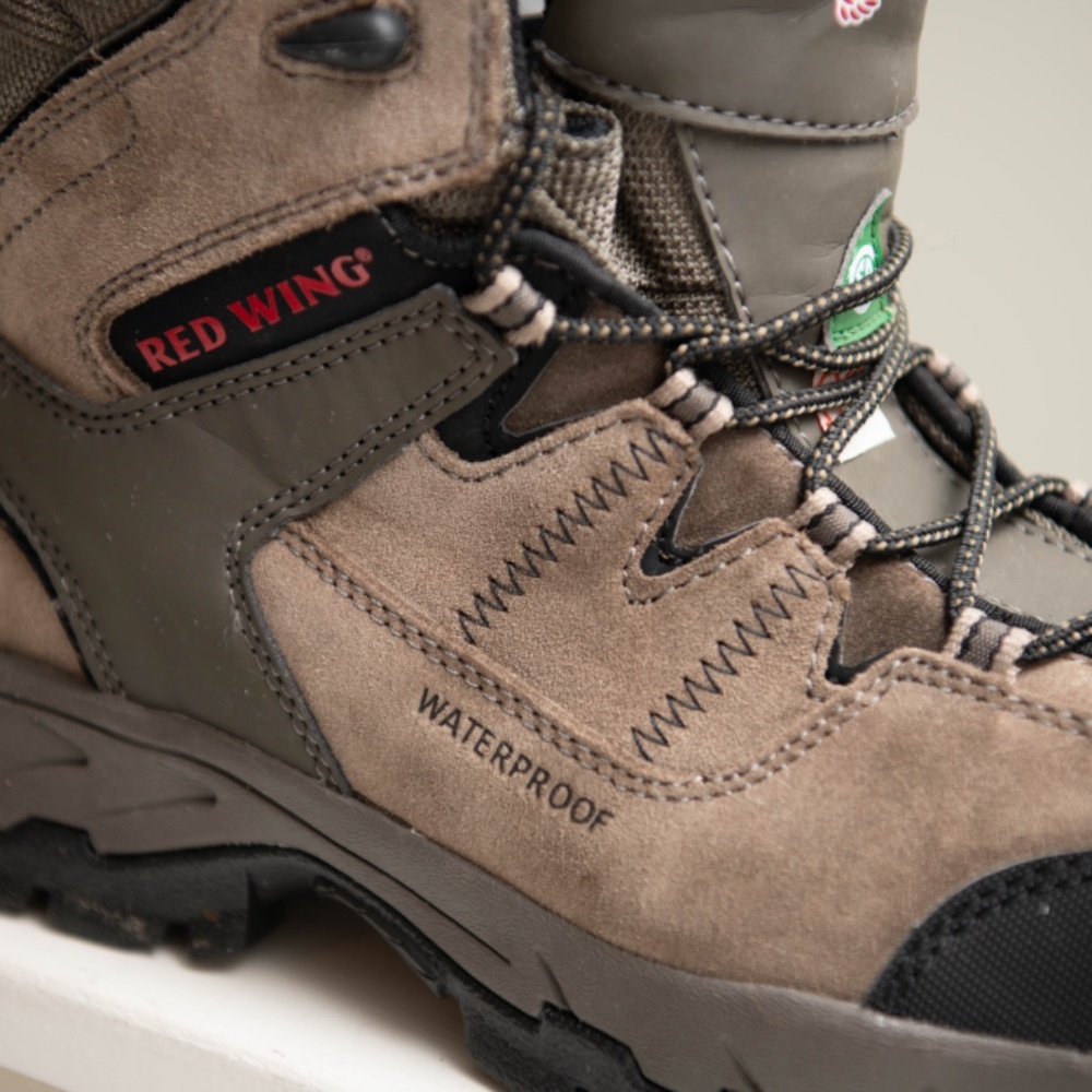 RED WING TruHiker Mens Sz 9 Steel Toe Waterproof Work Boots Hiking Campcore Gorp - Picture 6 of 7